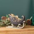 thumbnail image 2 of Melrose SleighFigurine, 10-inch Length, Resin, Christmas Decor, Holiday, Table Accent, 2 of 3