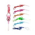 thumbnail image 2 of Universal Detachable Braided Phone Case Lanyard Strap Finger Neck Hanging Rope-Rose Red, 2 of 5