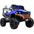 thumbnail image 1 of Carro Estilo Maverick Camioneta Off-Road Electrico Montable para Niños Carrito de Control Remoto y Manejo Directo con Luces Estereo y Pedales Funcionales con Control Remoto (Azul), 1 of 7