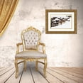 thumbnail image 3 of Jones, Adam 24x17 Gold Ornate Wood Framed with Double Matting Museum Art Print Titled - Snow leopard in winter snow-Panthera uncia-controlled situation, 3 of 4
