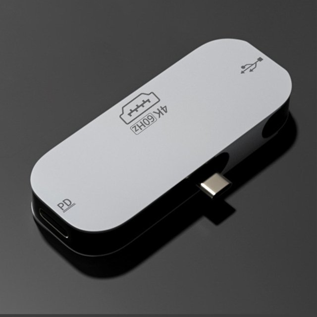 Estación de acopmiento usb Puerto de carga Adaptador divisor Ordenador portátil portátil PD USB2.0A C shamjiam Estación de acoplamiento