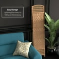 thumbnail image 5 of Red Lantern 5 1/2 ft. Tall Fiber Weave Room Divider - Natural - 5 Panel, 5 of 6