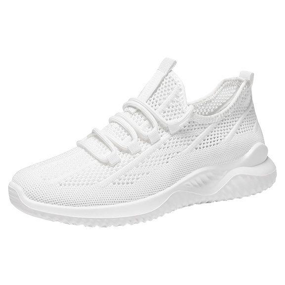 NOKIO Men's Running Shoes Lightweight Casual Sneakers Fashion Walking Tennis Shoes Breathable Knit Woven Mesh Sports Shoes 𝖫a𝖼e Up Workout Shoes for Back to College