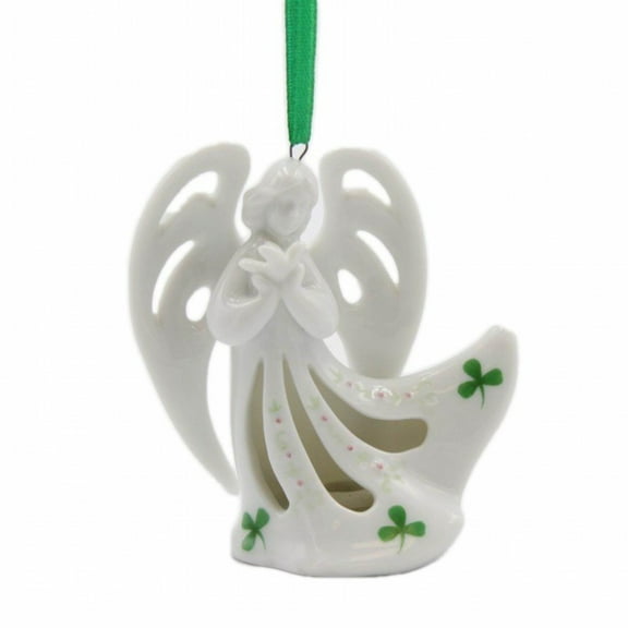 Shamrock Angel Ornament