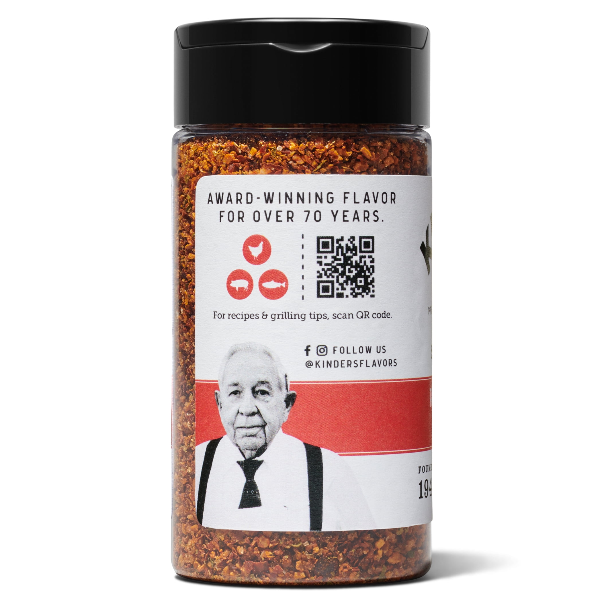 (6 pack) Kinder's Red Jalapeno Garlic Seasoning, 4.3 oz