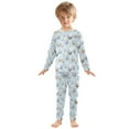 thumbnail image 3 of joogoo Cute Chickens Eggs Pajamas Set Long Sleeve Soft Cotton Sleepwear 2 Piece 18M, 3 of 7