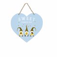 thumbnail image 2 of Fwttom Front Door Welcome Sign -Heart-Shaped Happy Bee Festival Sign, 2 of 8