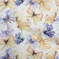 thumbnail image 1 of oneOone Rayon Yellow Fabric Wreath Personalized Name Dress Material Fabric Print Fabric By The Yard 56 Inch Wide, 1 of 8