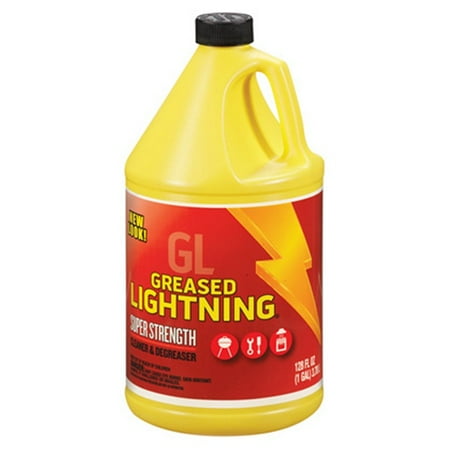 Greased Lightning Super Strength All Purpose Cleaner / Degreaser 1 Gal (Best Cleaner For Grease On Kitchen Cabinets)