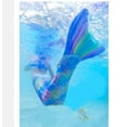 thumbnail image 3 of Adult Reinforced Mermaid Tail For Swimming, Monofin Included_()-blue-XL（Lizuzu）, 3 of 5
