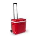 thumbnail image 1 of Rodillo Cooler Igloo Profile II de 28 cuartos de galón con ruedas, color rojo, 1 of 2