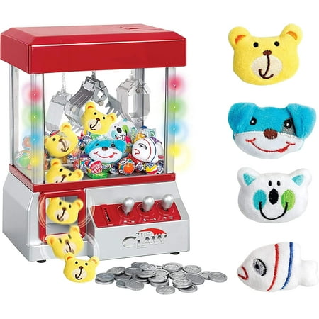 Claw Machine Arcade Game | Candy Grabber & Prize Dispenser Vending Machine Toy for Kids