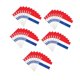thumbnail image 2 of 50 piezas de banderas de mano decorativas, banderas impresas a una sola cara en palo, banderas pequeñas para Países Bajos, 2 of 8