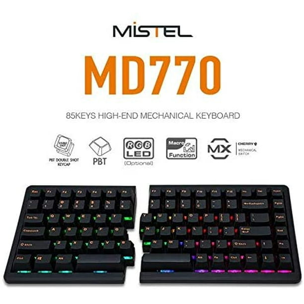 Mistel Barocco Md770 Rgb Led Backlit Tkl Split Mechanical Keyboard With Cherry Mx Blue Switch Ergonomic Keyboard With Orange Letter Pbt Double Shot Keycaps For Windows And Mac Macro Support Ansi Us Mistel Barocco Md770 Rgb Led Backlit Tkl Split Mechanical Keyboard With Cherry Mx Blue Switch Ergonomic Keyboard With Orange Letter Pbt Double Shot Keycaps For Windows And Mac Macro Support Ansi Us