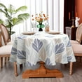 thumbnail image 4 of Oval Tablecloth 52 x 70 Inch, Vintage Abstract Leaf Tablecloth for Oval Table, Fabric Wrinkle Free Washable Waterproof Modern Tablecloth Oval Table Cloth for Dining Room Table, 4 of 6