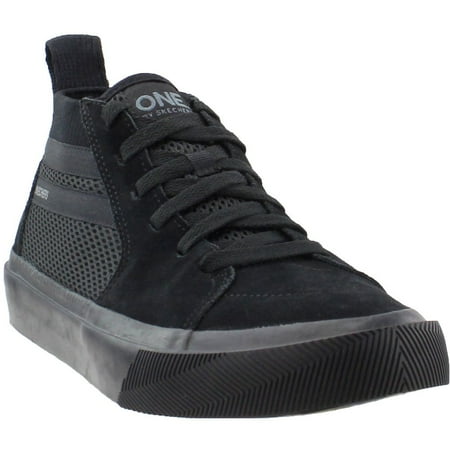 Black Ultra Suede - Skechers Mens One Champ Ultra Casual Sneakers Shoes -