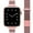 Rose Pink, variant on Apple Watch Band 38mm 40mm 41mm for Women, Slim & Thin Milanese Loop -Gold