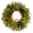 thumbnail image 1 of National Tree  24 in. Fern & Lavender Wreath, 1 of 1
