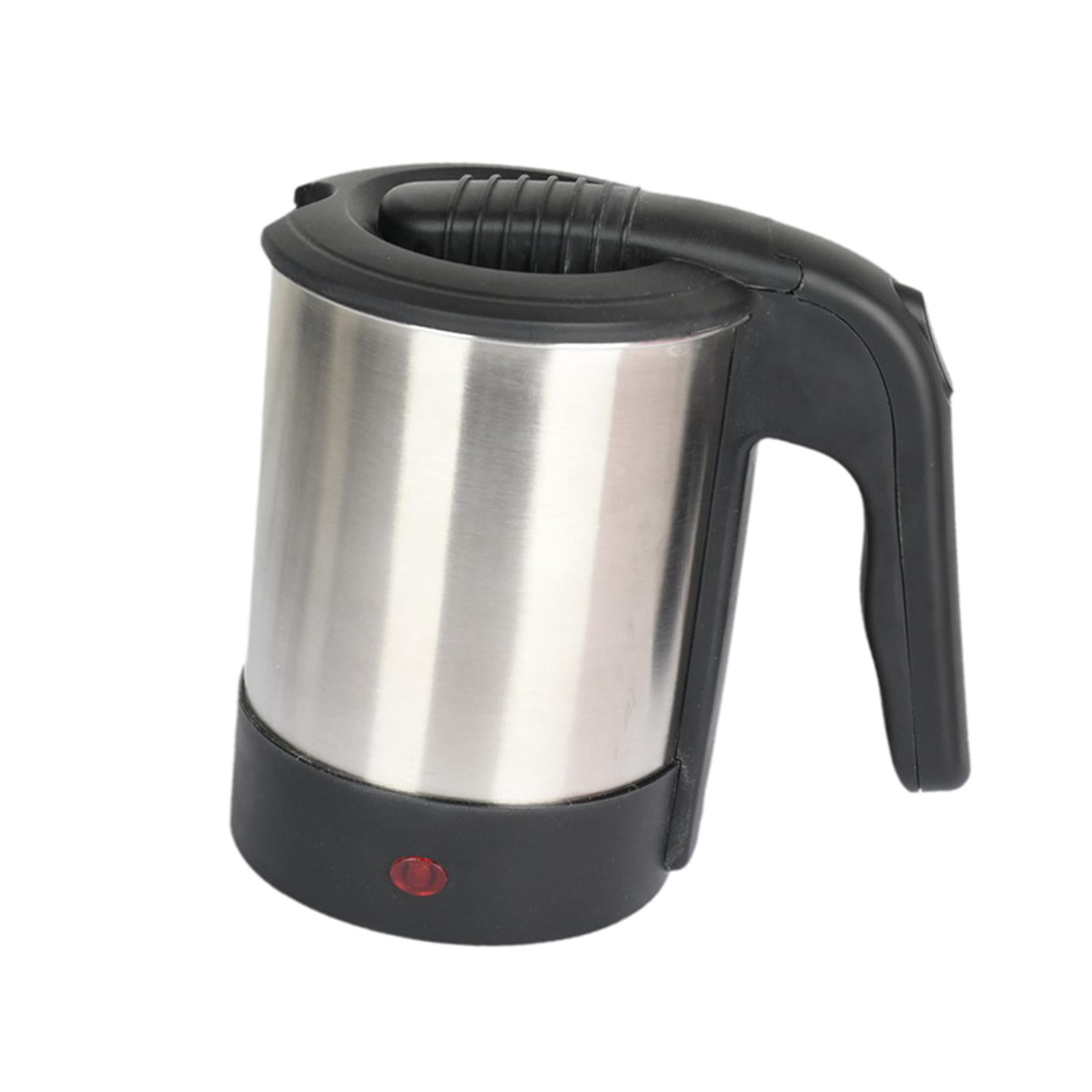CoudarTitie Car Electric Travel Kettle Hot Water Pot Compact Stainless Steel Portable Warmer 24V 250W