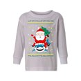 thumbnail image 1 of Awkward Styles Toddler Christmas Sweater Long Sleeve Toddler Christmas Shirt for Girls Boys Santa with Shark Sweater, 1 of 4