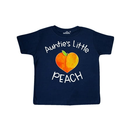 

Inktastic Auntie s Little Peach Cute Peach Heart Gift Toddler Boy or Toddler Girl T-Shirt