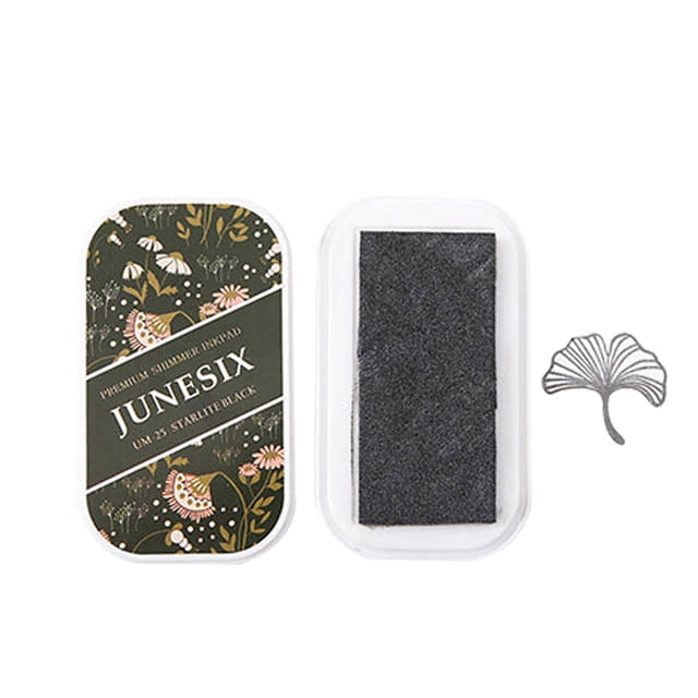Labymos Cute Ink Pad Metal Bright Color Acid-Free Non-Toxic Inkpad for Children Adult DIY Stamp