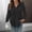 Black, variant on Satingcolo Gauze Shirts for Women Button Down Dress Blouses Summer Cozy Long Sleeve Textured Collared Fall Work Cruise Outfits Yellow S