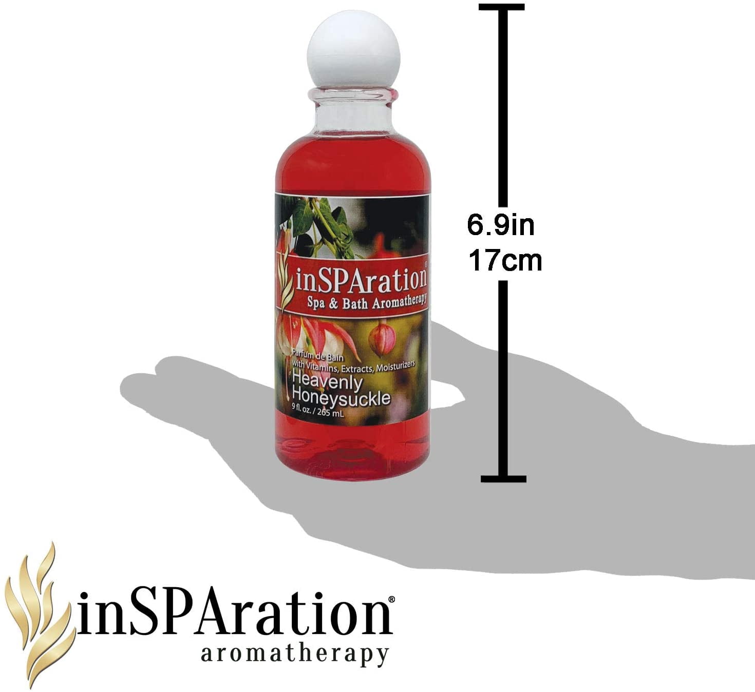 InSPAration Spa and Bath Aromatherapy, Heavenly Honeysuckle Liquid, 9 oz