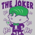 thumbnail image 2 of Batman Adorable Joker Laugh  Graphic T-Shirt, 2 of 3