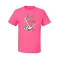 thumbnail image 2 of Hope is An Anchor For The Soul Hebrews 6:19 Inspirational/Christian Men's Graphic T-Shirt, Neon Pink, 4XL, 2 of 3