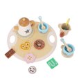 thumbnail image 1 of Pretend Wooden Tea Set, Role Playing Wooden Teapot Tea Cup Set Bright Color Educational  for Little Girls, 1 of 7