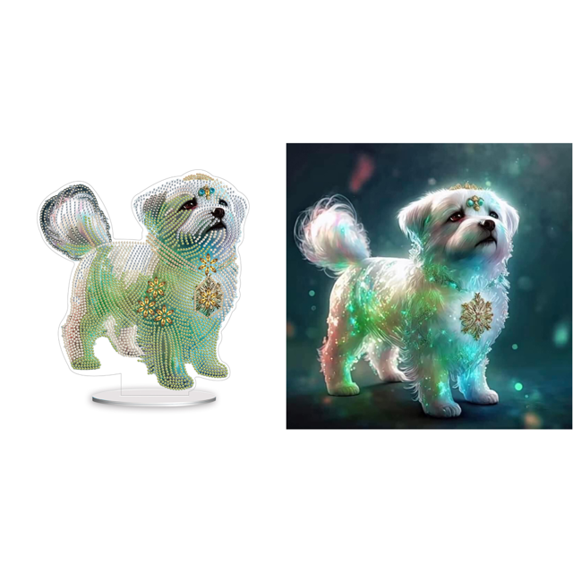 Kit Adorno Escritorio Con Perro Del Zodiaco para Oficina