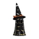 thumbnail image 3 of Estatua fantasma de luz fantasma, decoración creativa con sombrero de bruja, escultura fantasma de Halloween Negro, 3 of 9