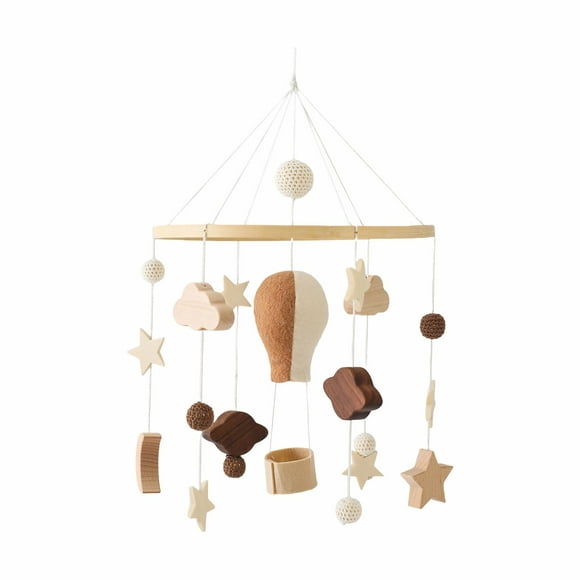 Baby Room Ceiling Wind Chime Felt Ball Hanging Decoration Montessori Pendant Toy Style C