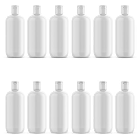 Download White PET Plastic Bottle - Cosmo 120 ml (4 oz) - 24/410 Neck - with White Plastic Flip Top Cap ...