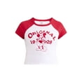 thumbnail image 5 of Mickey Mouse Women’s Graphic Baby Tee, Sizes XXS-XXL, 5 of 5