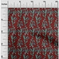 thumbnail image 1 of oneOone Viscose Chiffon Fabric Leaves & Floral Block Print Fabric By The Yard 42 Inch Wide, 1 of 4