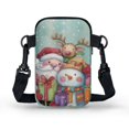 thumbnail image 2 of HELLHERO Christmas Design Sling Bag Polyester Double-layer for Outdoor Travel Daily Use, 2 of 7