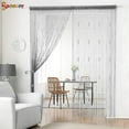 thumbnail image 4 of Spencer Tassel Door String Curtain Beads Wall Panel Fringe Window Room Divider for Wedding Coffee Restaurant Beaded Crystal Tassel Screen Home Decoration, 4 of 7