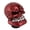 Red, variant on Skeleton Skull Head Car Modified Gear Shift Knob Stick Lever Shifter Universal Red 2.8in / 70mm
