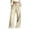 j131-Beige, variant on Casual Wide Leg Pants For Women Solid Color Drawstring Waist Palazzo Pants With Pockets Ladies Lightweight Breathable Trousers,S