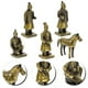 thumbnail image 4 of GOOHOCHY 1 set de metal terracota guerrera estatua decoración de escritorio de pequeñas aleaciones de terracota guerreros figura, 4 of 8