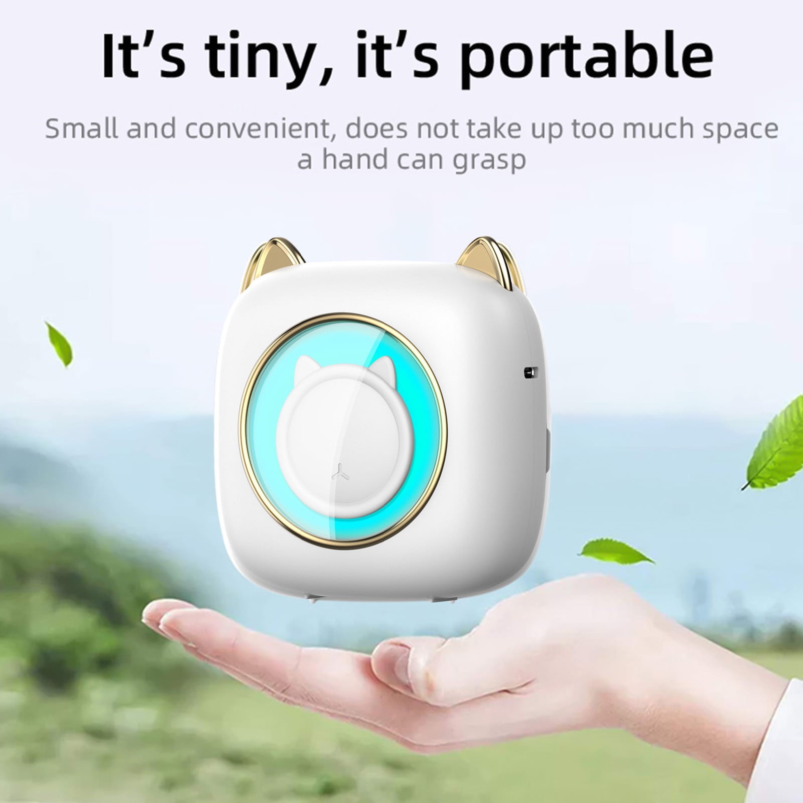 YUNAFFT Mini Printers,Wireless Bluetooth Pocket Thermal Printers,Sticker Printe-r,Portable Notes Picture Printers Study Home Office Receipt Paper Printers IOS&Android,thermal printe-r no ink printing