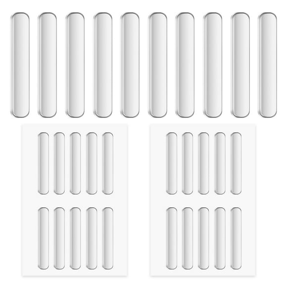 Wall Bumpers Door Stoppers Versatile Reusable Door Silencers Bumpers Clear Silencing Pad Thick Door Slam Stopper Self Sticky Anti Collision Pad for Bedroom