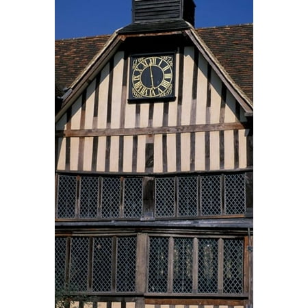 Medieval Moated Manor House Ightham Mote Kent England Poster Print by Nik