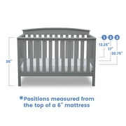 Delta Children Gateway 4-in-1 Convertible Baby Crib, White