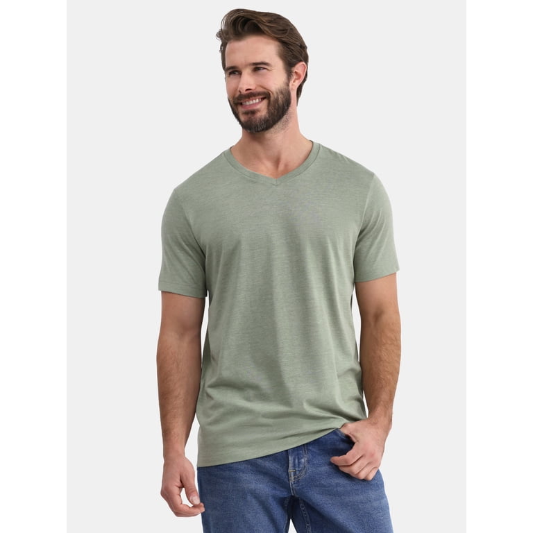 George Men's Lightweight V-Neck T-Shirt 3-Pack photo 2