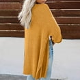 thumbnail image 4 of Viikei Plus Size Cardigans for Women Sweater Coat Cardigan Women Cardigans Clearance Casual Solid Flowy Open Front Dress Printed Chiffon Blouse Loose Tops, 4 of 6