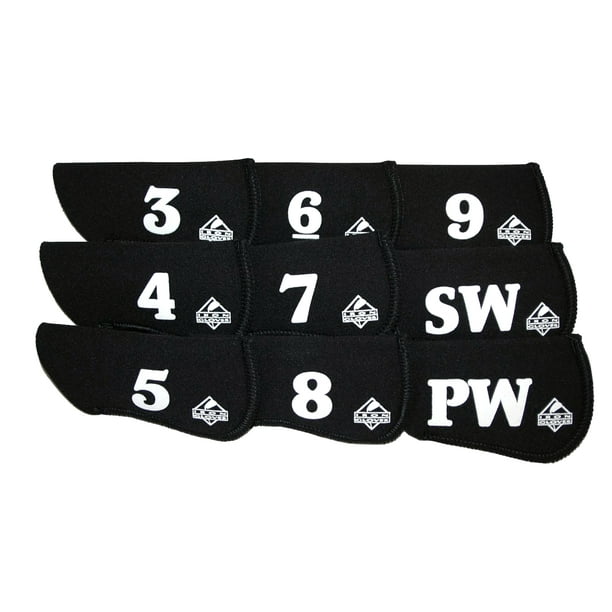 Iron Gloves Set of 9 Neoprene Iron Golf Club Headcovers