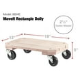 thumbnail image 2 of Shepherd Hardware 9854E Solid Wood Plant Dolly, 12-Inch x 18-Inch, 360-lb Load Capacity, 2 of 2